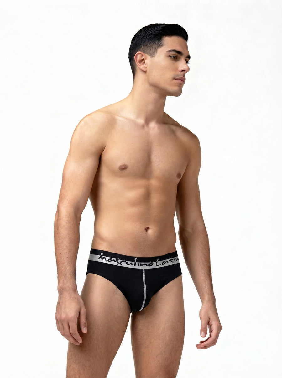 ALLURE BLACK & SILVER BIG SIZE